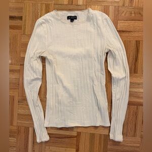 J. Crew Ribbed Long Sleeve Top